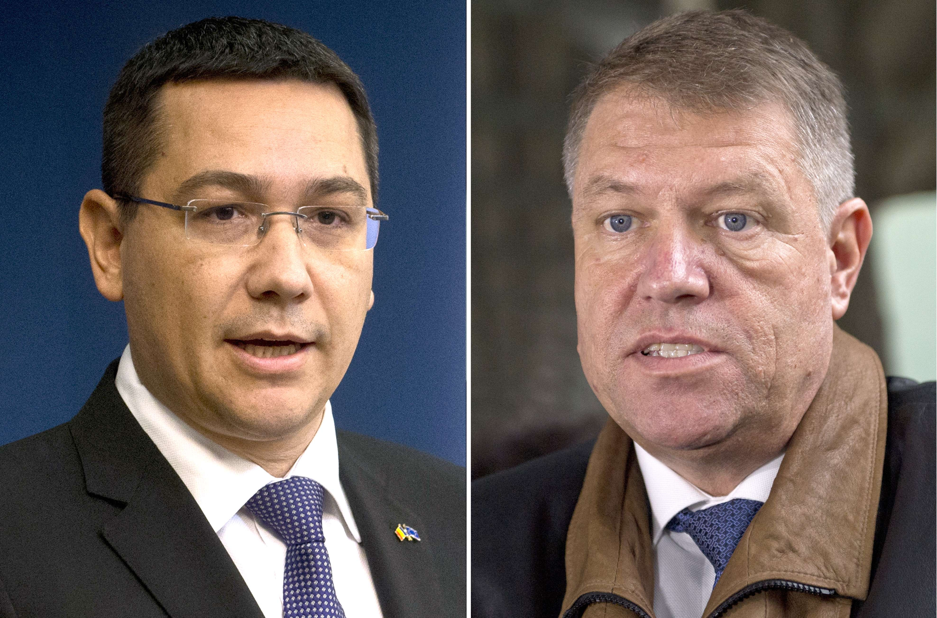 Atacuri pe temele plagiatului si incompatibilitatii. Iohannis: "Ca profesor, e grav daca un elev copiaza". Reactia lui Ponta