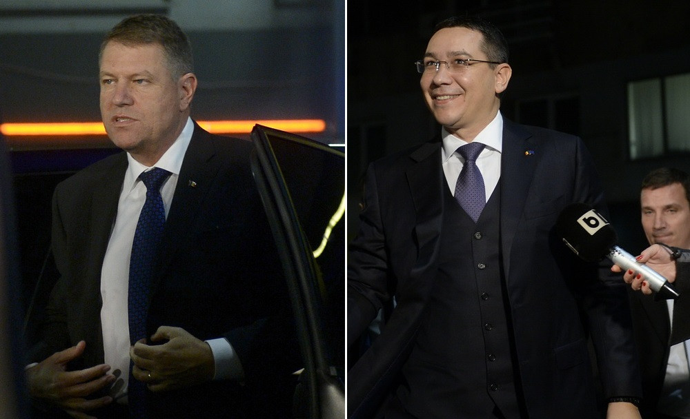 Victor Ponta si Klaus Iohannis
