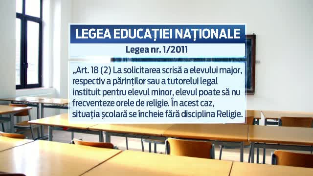 Decizia CCR de a lasa religia in scoli doar pe semnatura naste un scandal. Reactii: de la "indoctrinare" la "mare nedreptate"