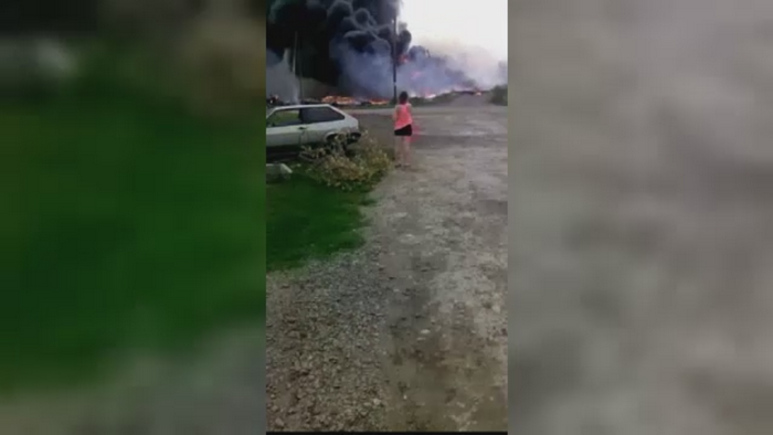 IMAGINI in PREMIERA cu avionul Malaysian Airlines, la cateva minute dupa doborare. Filmarea a fost facuta de un amator