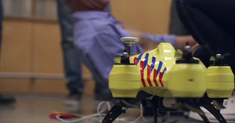 "Drona-ambulanta", noua speranta pentru victimele grav ranite. Cum functioneaza prototipul cu o viteza de deplasare record