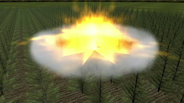 elicopter prabusit Sibiu, grafica