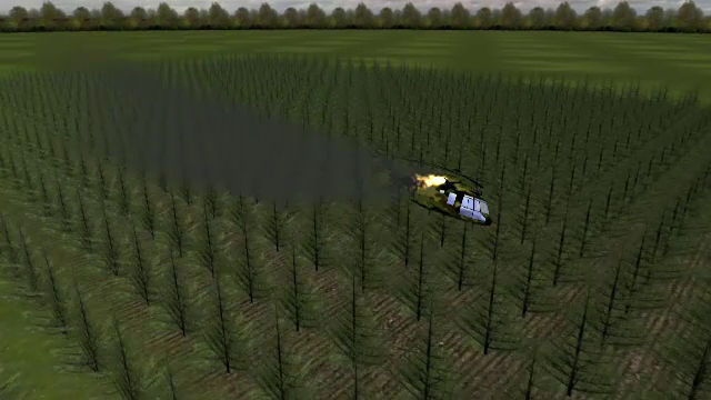 elicopter prabusit Sibiu, grafica