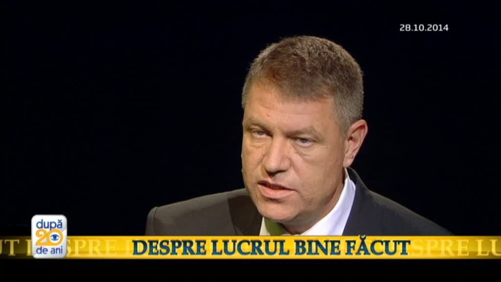 Cea mai importanta promisiune a lui Klaus Iohannis. Ce a scris presedintele ales pe hartia primita de la Pro TV