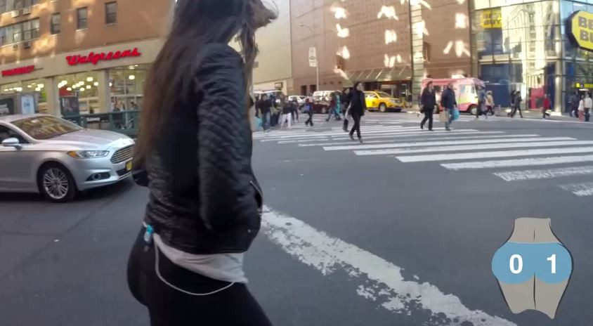 Experiment inedit: si-a ascuns in colanti o camera si a plecat la plimbare. Cum au reactionat barbatii. VIDEO