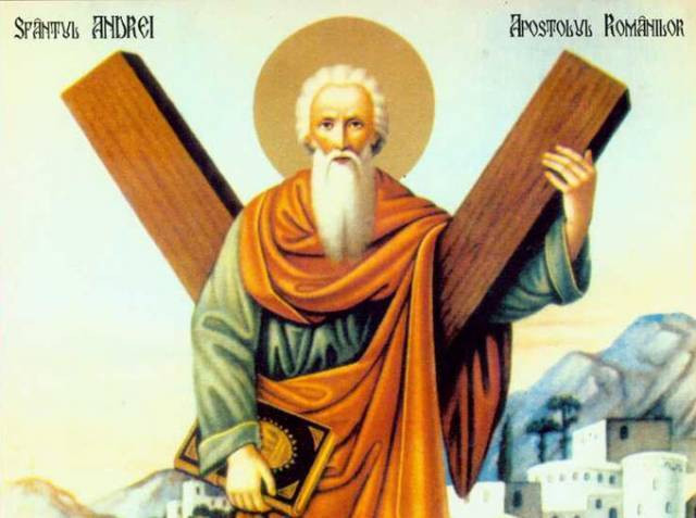 SFANTUL ANDREI. Credinciosii il sarbatoresc luni pe Sfantul Apostol Andrei, Ocrotitorul Romaniei