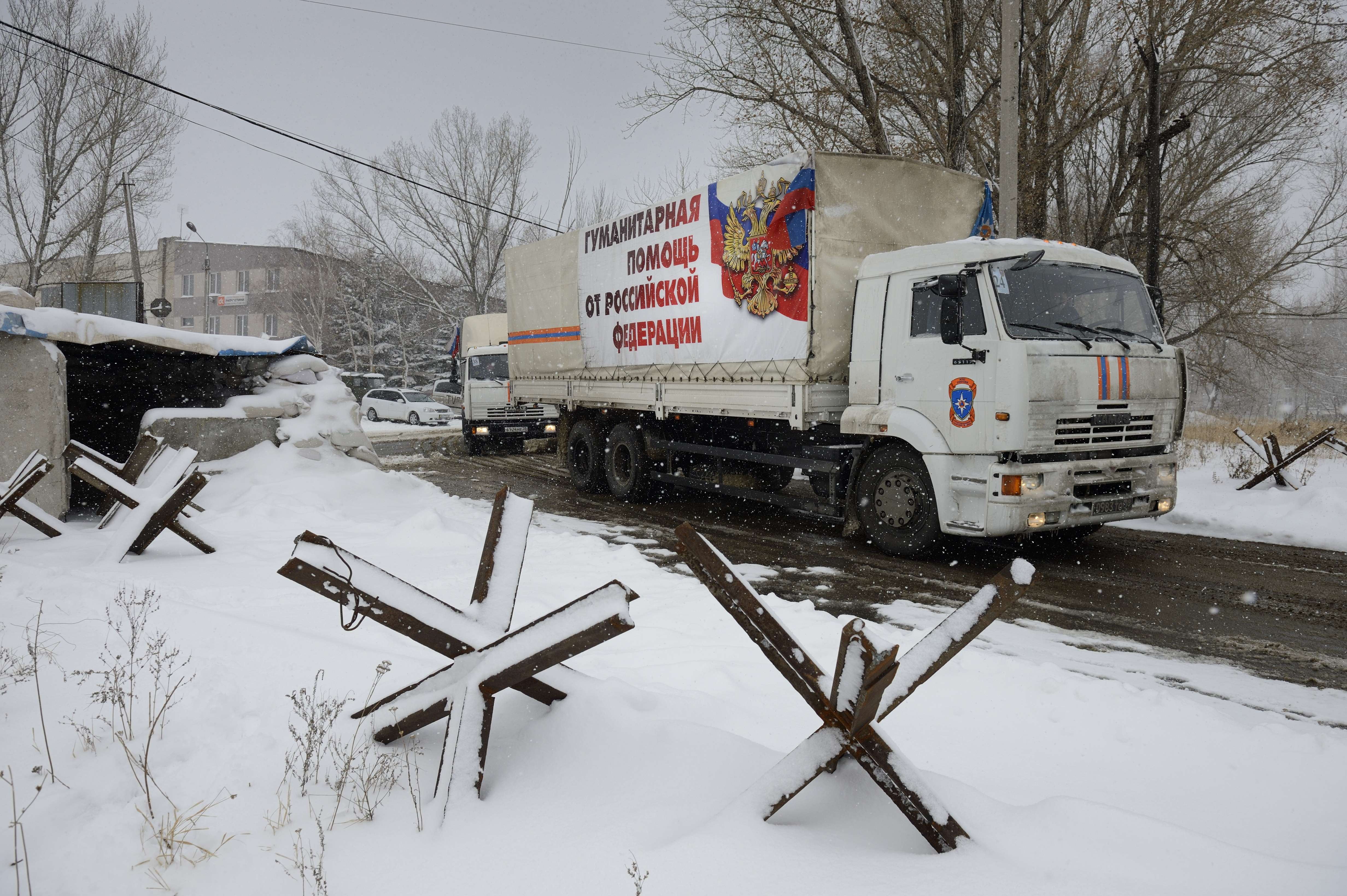 Rusia trimite 60 de camioane cu ajutor umanitar in Transnistria. "Nu stim cum va evolua situatia in zona”