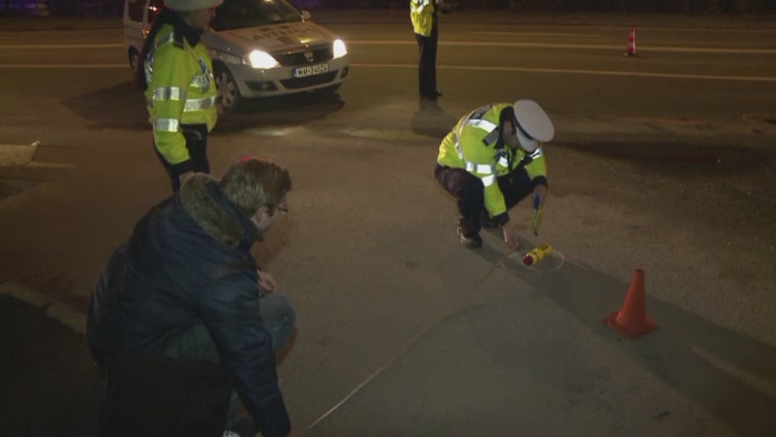 Accident grav la Sibiu. Un tata si fiica lui au ajuns la spital, dupa ce au fost loviti pe trecerea de pietoni