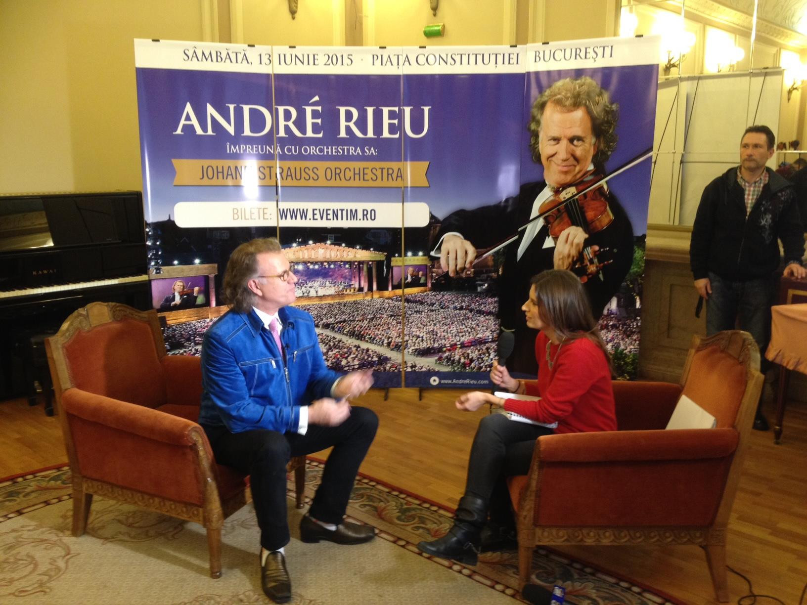 Cu 23.000 de bilete vandute, Andre Rieu anunta al treilea concert la Bucuresti pe 14 iunie 2015