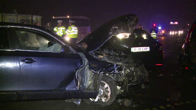 Un barbat a murit, iar fiica sa a fost ranita dupa ce masina in care se aflau s-a lovit de un camion