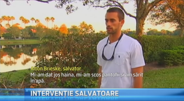 Tanarul declarat erou national in SUA: a salvat un om de la inec. Intreaga operatiune a fost filmata de un martor