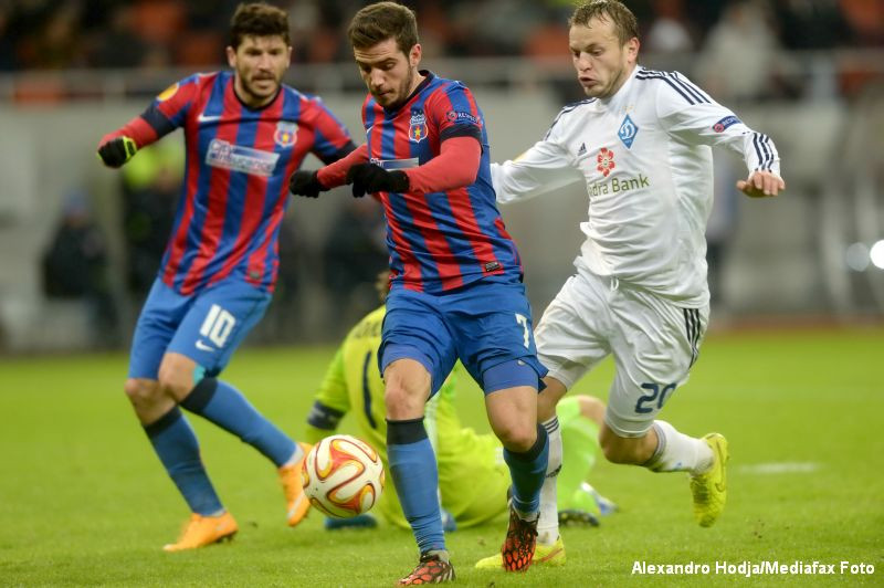 STEAUA - DINAMO KIEV 0-2: Campioana Romaniei a parasit Europa League. Galca: "A fost un joc pe care meritam sa il castigam"