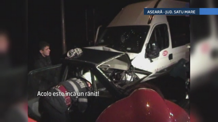 Scene dramatice in Satu Mare. Un copil de cinci ani a murit, dupa ce tatal lui a pierdut controlul si a intrat pe contrasens