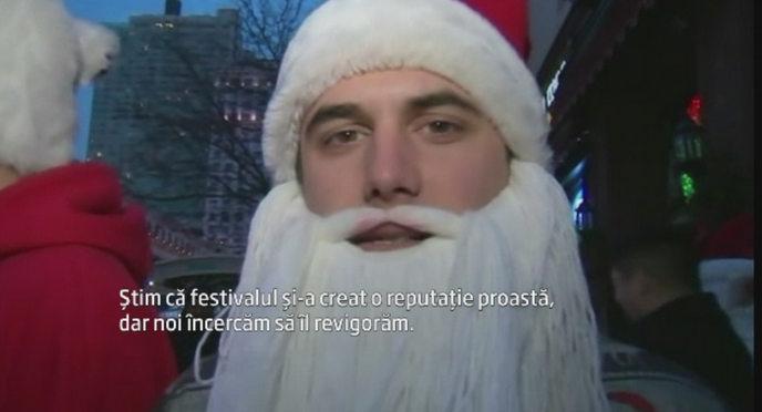 Petrecere de Craciun in New York si maraton umanitar cu sase mii de Mosi Craciuni in Franta