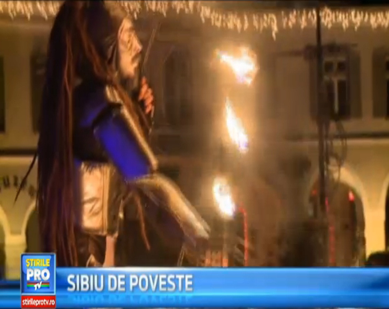 Spectacol inedit la Sibiu. Zeci de extrateresti au "aterizat" aseara in Piata Mica a orasului