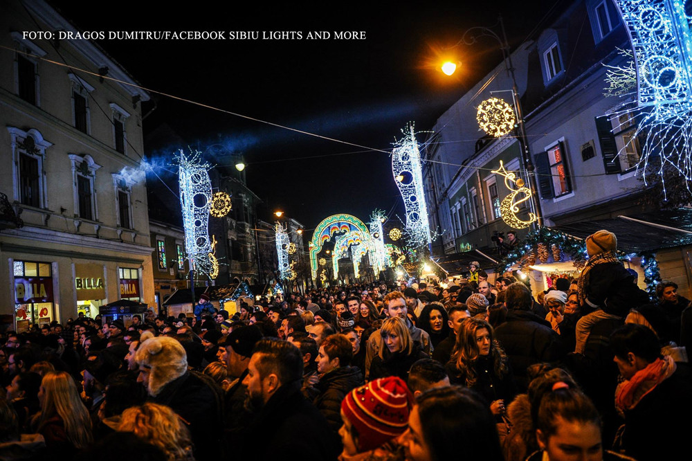 Spectacolul de Craciun din Sibiu care a impresionat turistii din intreaga lume. "Ma sibiez pe zi ce trece"