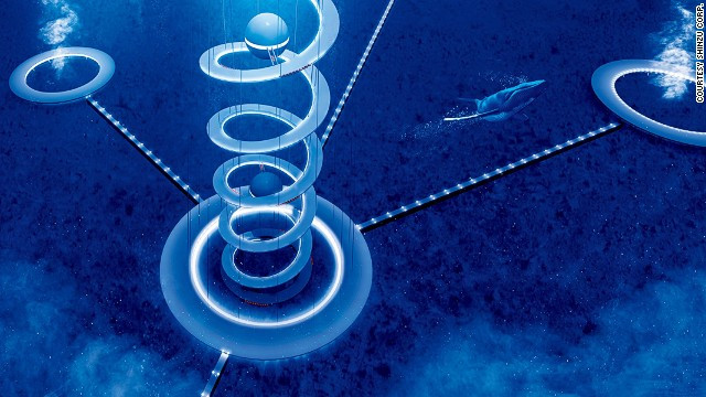 Cum arata ”Spirala oceanului” - o metropola subacvatica care produce energie pe fundul marii! VIDEO