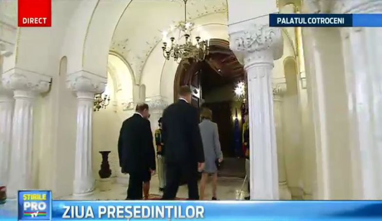 Traian Basescu si Klaus Iohannis