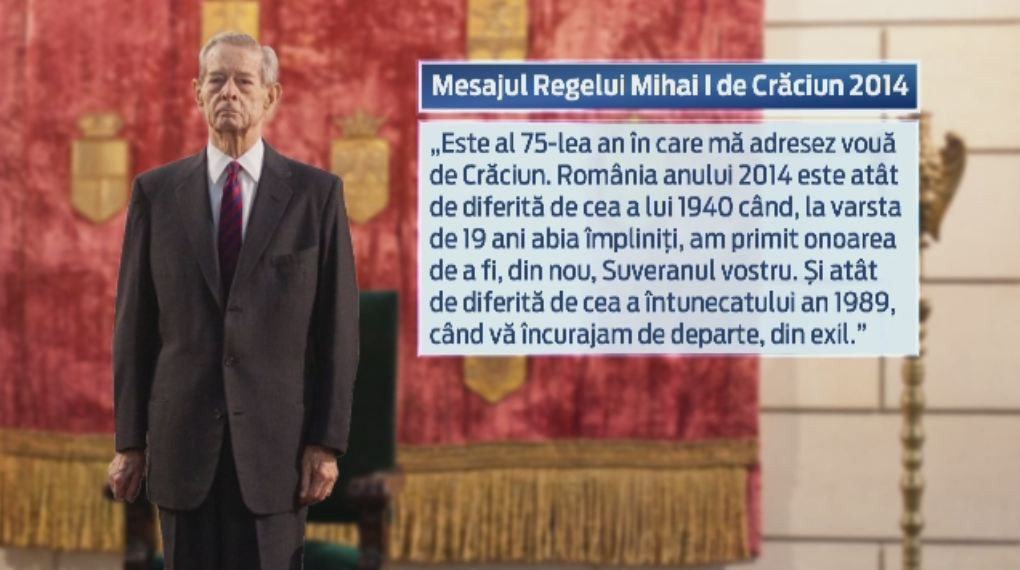 Mesajul de sarbatori al Regelui Mihai pentru romani. "Este al 75-lea an in care ma adresez voua, de Craciun"