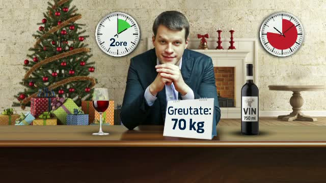 Informatii utile pentru cei care obisnuiesc sa consume alcool de Sarbatori: In cat timp se elimina din organism 750ml de vin