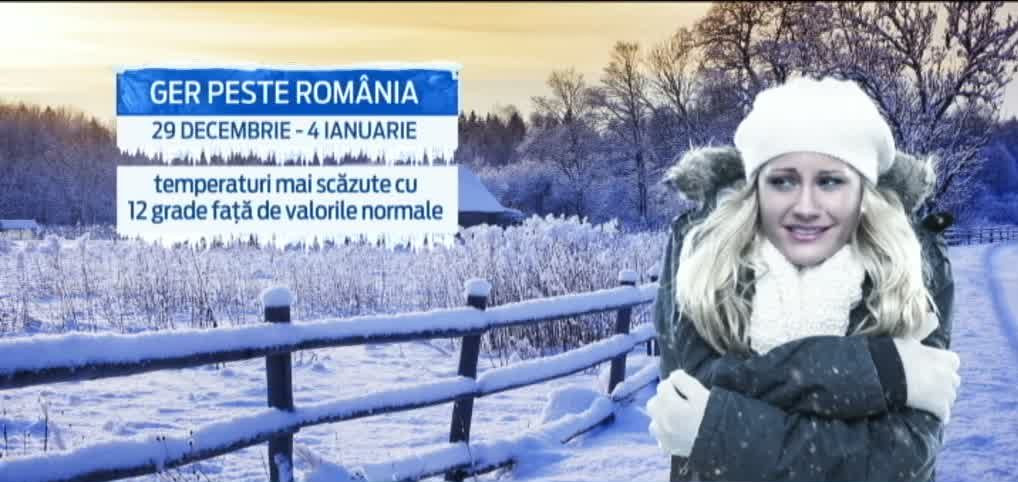 Greul abia incepe. De duminica seara, ne asteapta TEMPERATURI POLARE si un nou val de zapezi