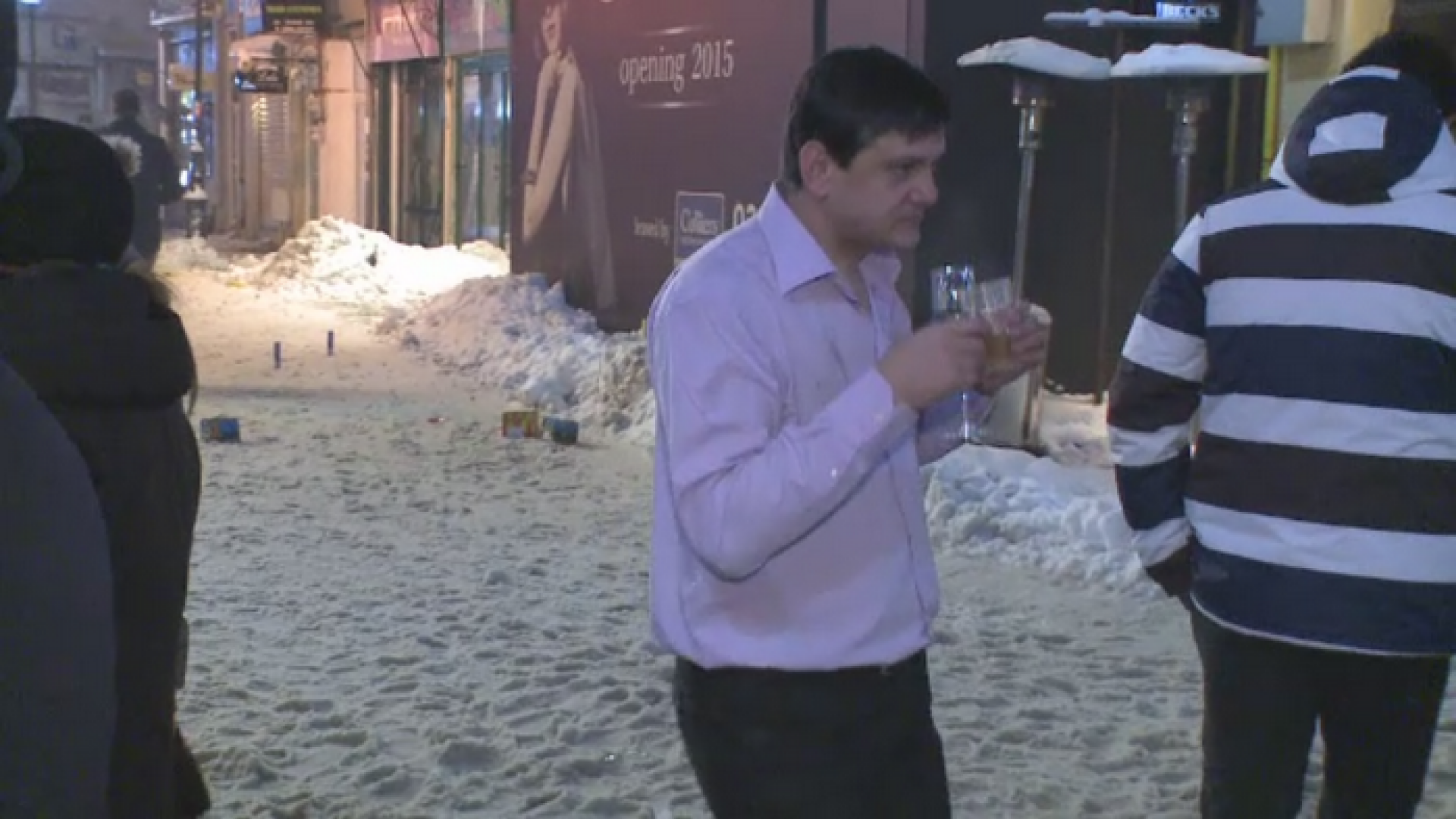 Gerul polar din noaptea de Revelion nu i-a oprit pe romani din petrecere. Unde s-a inregistrat minima ultimilor 53 de ani