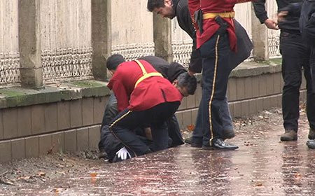 Barbat arestat dupa ce a incercat sa arunce in aer biroul presedintelui Turciei. VIDEO