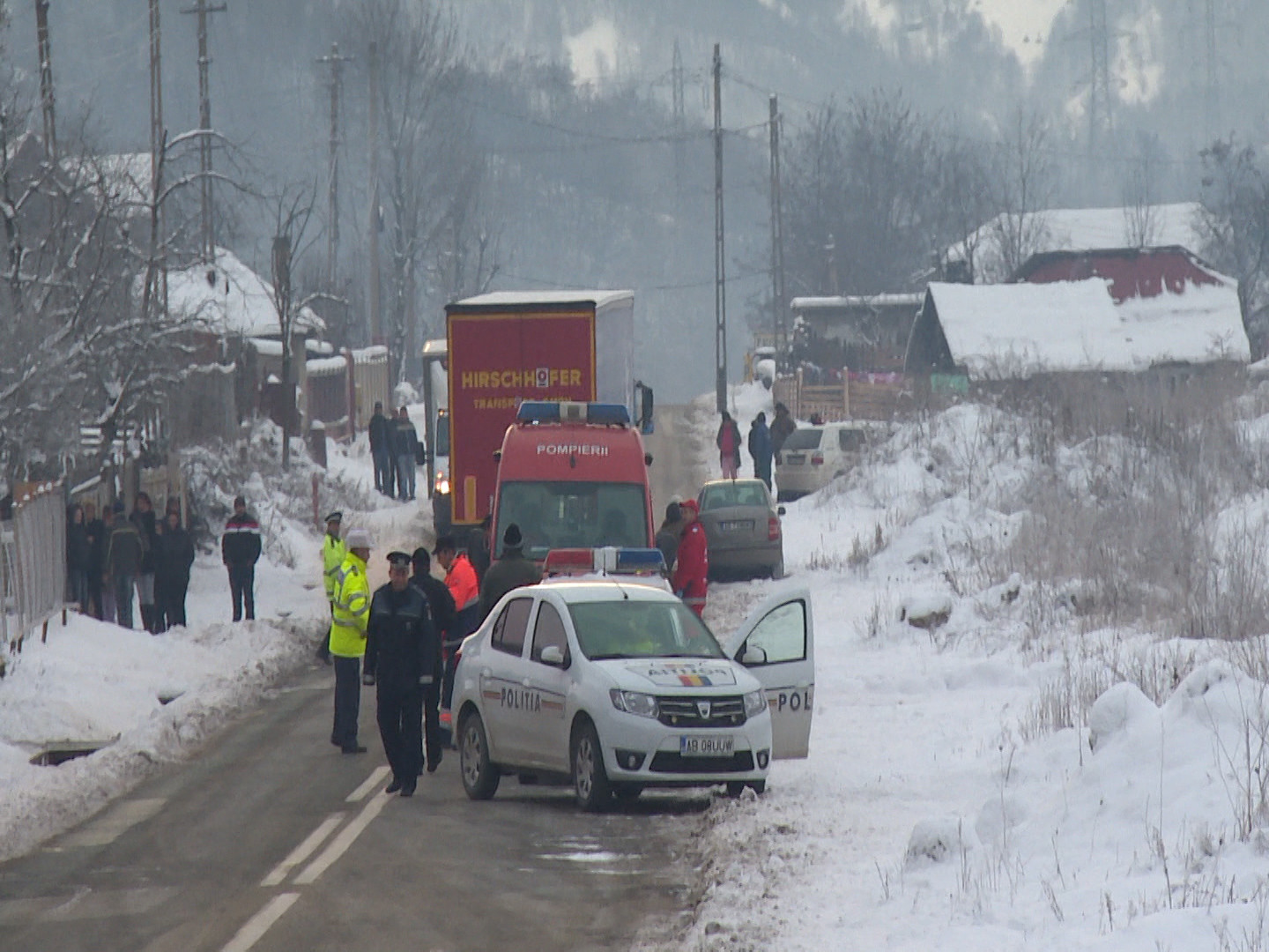 Sfarsit tragic. Un barbat de 55 de ani din judetul Alba a fost spulberat de camion