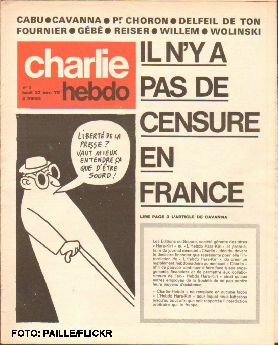 Charlie Hebdo coperta primul numar