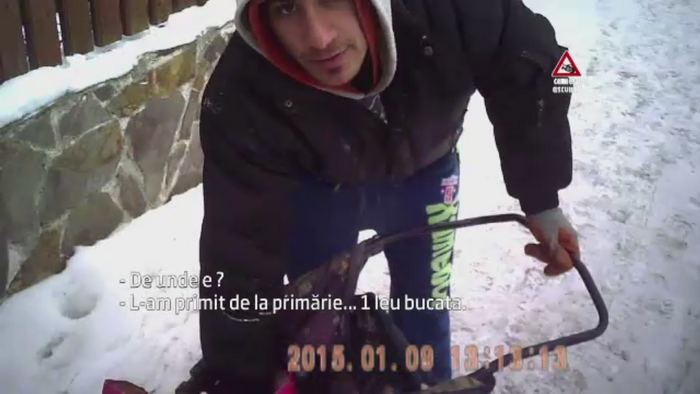 CAMERA ASCUNSA. Alimentele gratuite primite drept ajutor de la UE sunt motiv de a face bani pentru unii romani