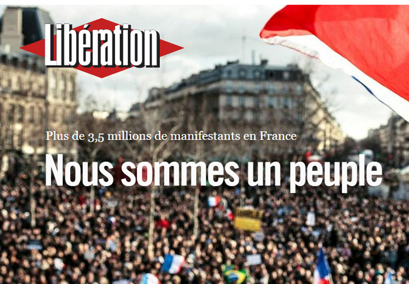 Presa franceza despre marsul de duminica. Redactor Charlie Hebdo: "Vomitam pe cei care, peste noapte, ne-au devenit prieteni"