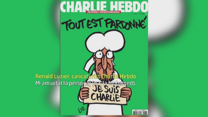 Primul numar Charlie Hebdo de dupa atac nu se mai gaseste la chioscuri, in Franta. Tirajul revistei a fost marit. FOTO