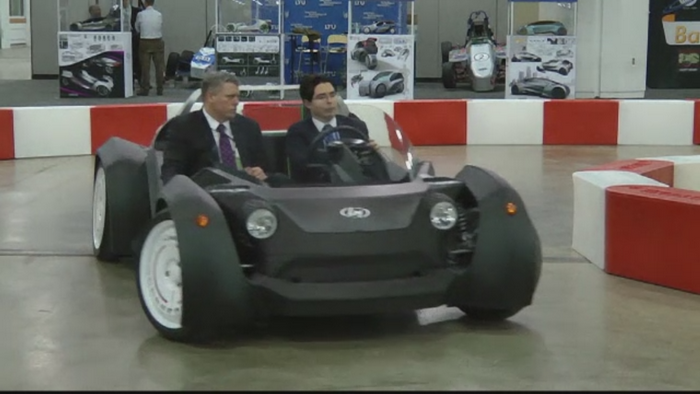 Premiera la Salonul Auto de la Detroit. Cum arata masina construita de o imprimanta 3D, in 44 de ore