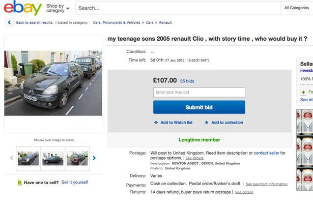 Cel mai sincer anunt de vanzare a unei masini: "Sincer, cine ar vrea sa cumpere asa ceva?"