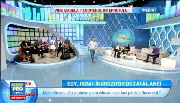 Izabella, primul interviu, in direct la ProTV. Catalin Maruta i-a promis un mega-party in 14 martie, de ziua ei