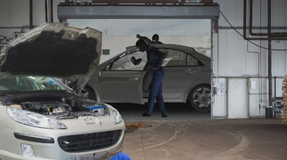 ANIMATIE GRAFICA. Service de la periferia Capitalei, atacat cu substante toxice. Ce au descoperit politistii la teste