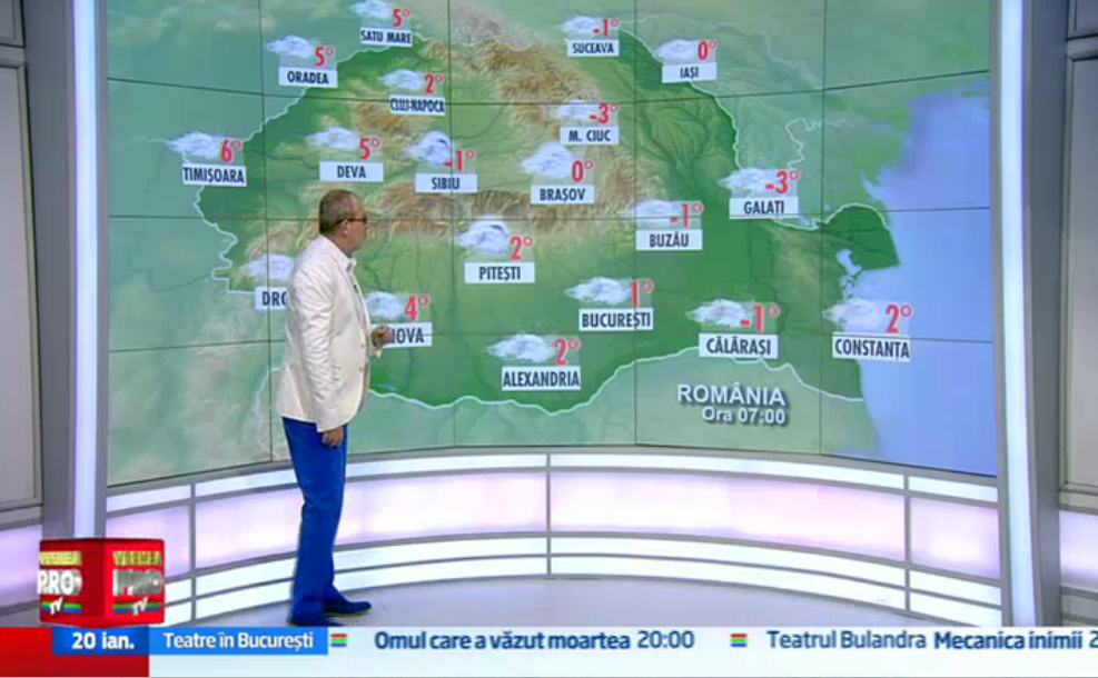 Vreme calda, cu temperaturi pozitive in toata tara si maxima de 12 grade. Prognoza meteo pentru urmatoarele zile