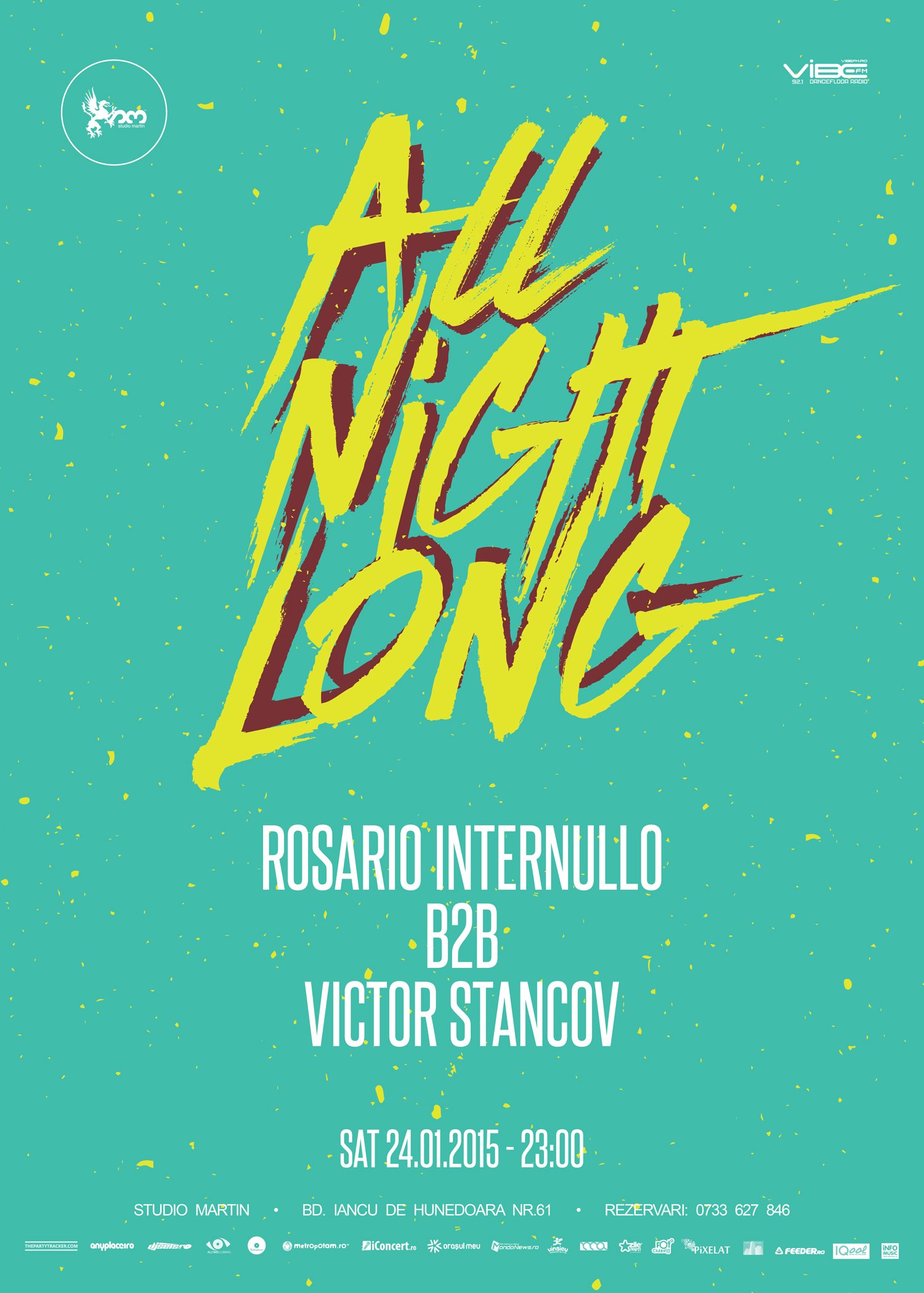 All Night Long - Rosario Internullo b2b Victor Stancov - Studio Martin