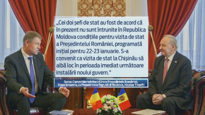 Victor Ponta si Klaus Iohannis si-au anulat vizitele la Chisinau, din cauza crizei politice din R. Moldova