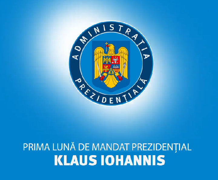 Klaus Iohannis si-a facut bilantul la o luna de mandat: "Am parcurs primii pasi ai proiectului Romania lucrului bine facut"