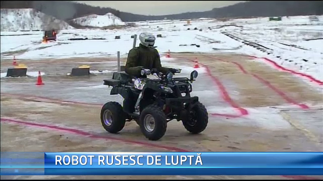 STIRI EXTERNE PE SCURT. Putin, prezent la demonstratia primului robot umanoid de lupta, creat de cercetatorii rusi
