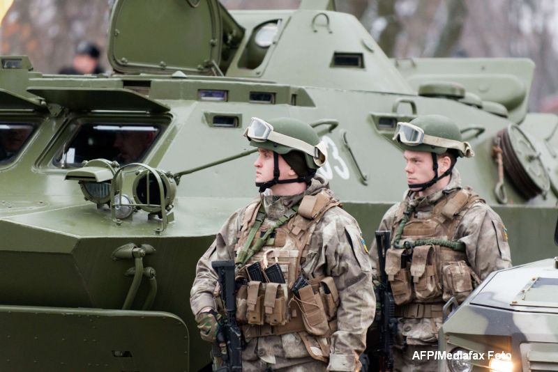 Explozie pe o strada din Kiev, prima din capitala de la inceputul conflictului din estul tarii