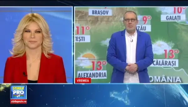 Vremea se mentine calda, cu temperaturi peste medie, de pana la 14 grade. In weekend se intorc ploile