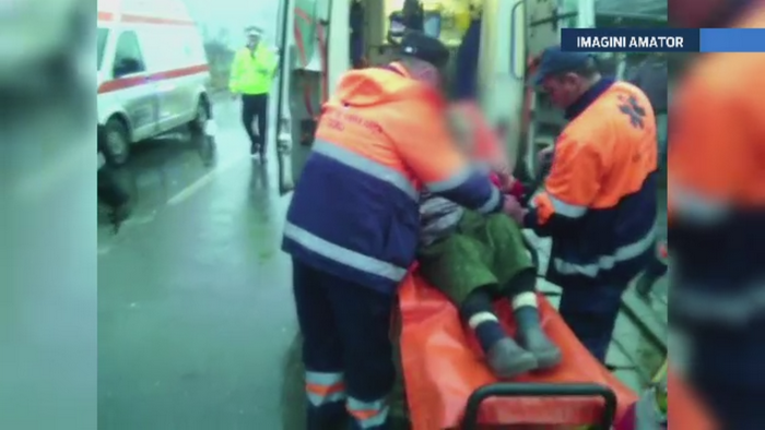 Explozie violenta in Gorj. O batrana a fost ranita dupa ce a incercat sa aprinda focul la soba