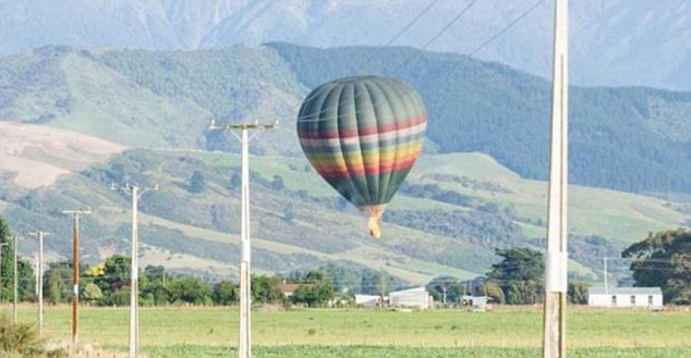 accident balon Noua Zeelanda