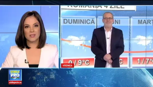 Prognoza meteo, 24 ianuarie