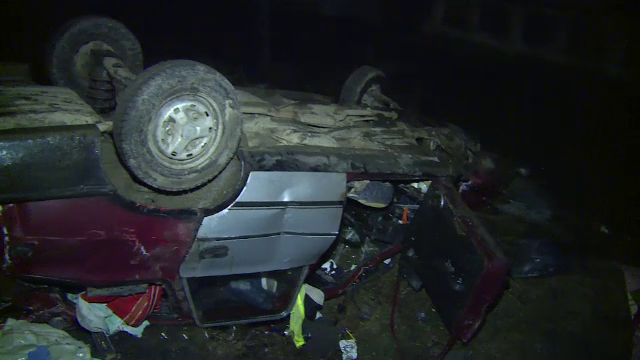 Masina spulberata de un TIR, in apropierea Capitalei. Cum s-a petrecut accidentul si ce au patit pasagerii