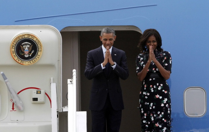 Michelle Obama si esarfa lipsa. Controversa din spatiul online dupa vizita Primei Doamne in Arabia Saudita