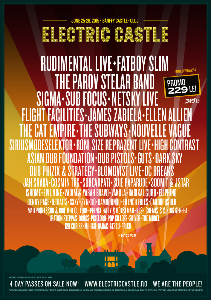 RUDIMENTAL vine la ELECTRIC CASTLE 2015. Prezenta este deja confirmata