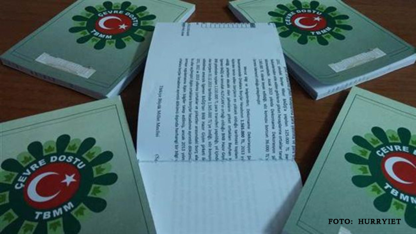 Culmea reciclarii: documente secrete, refolosite pentru blocnotes-uri. S-a intamplat chiar in Parlamentul Turciei